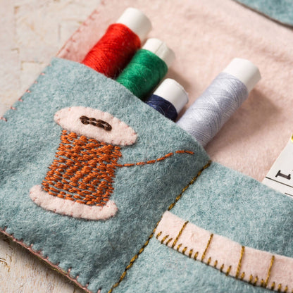 Kit: Sewing Roll - Felt Craft Mini Kit - sewecofabrics