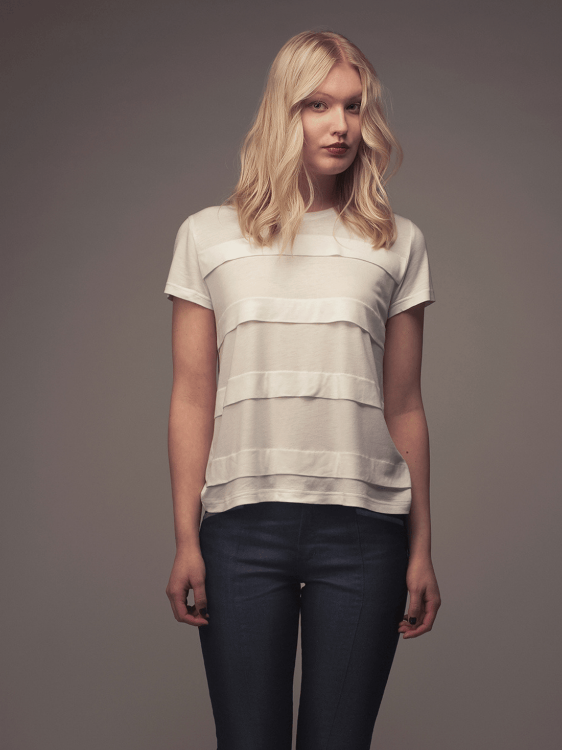 Laurie Pleated Tee - PDF Sewing Pattern - sewecofabrics