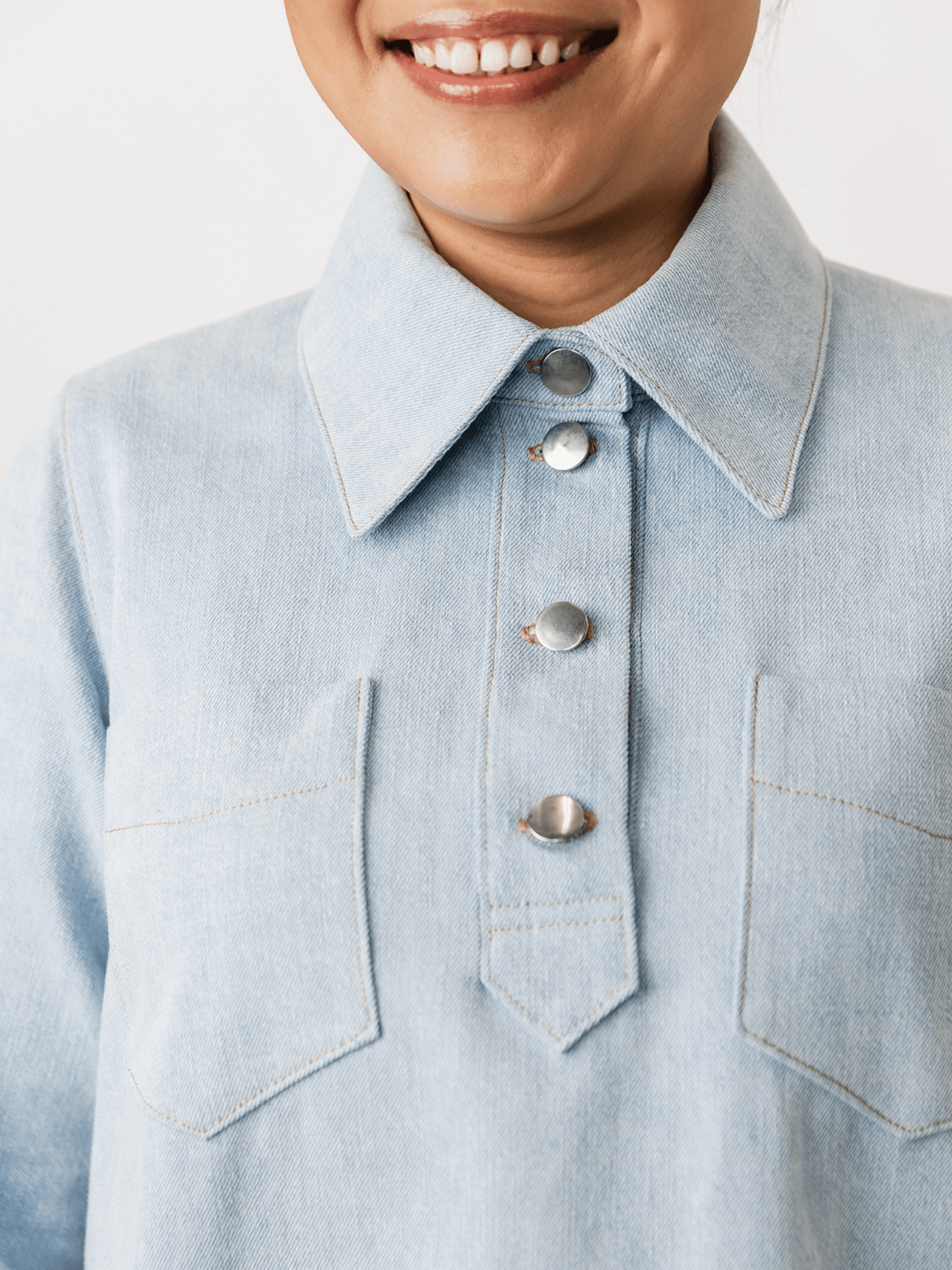 Loviisa Denim Dress - PDF Sewing Pattern - sewecofabrics