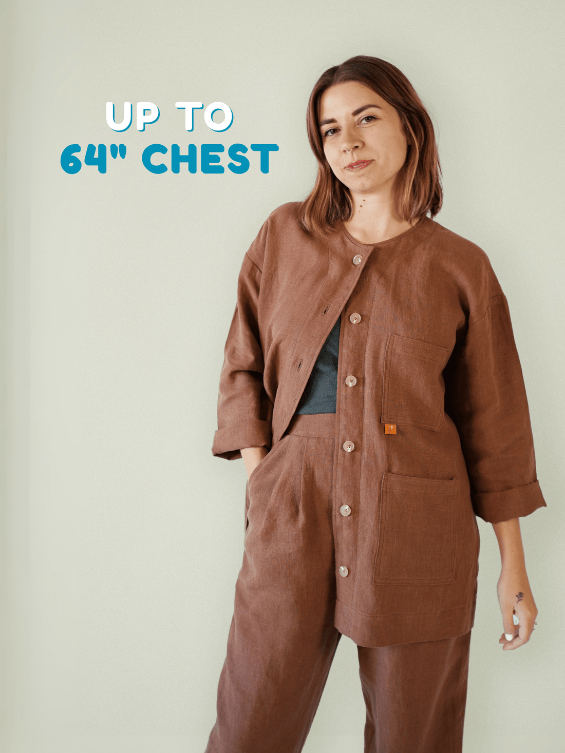 Makers Overshirt - PDF Sewing Pattern - sewecofabrics