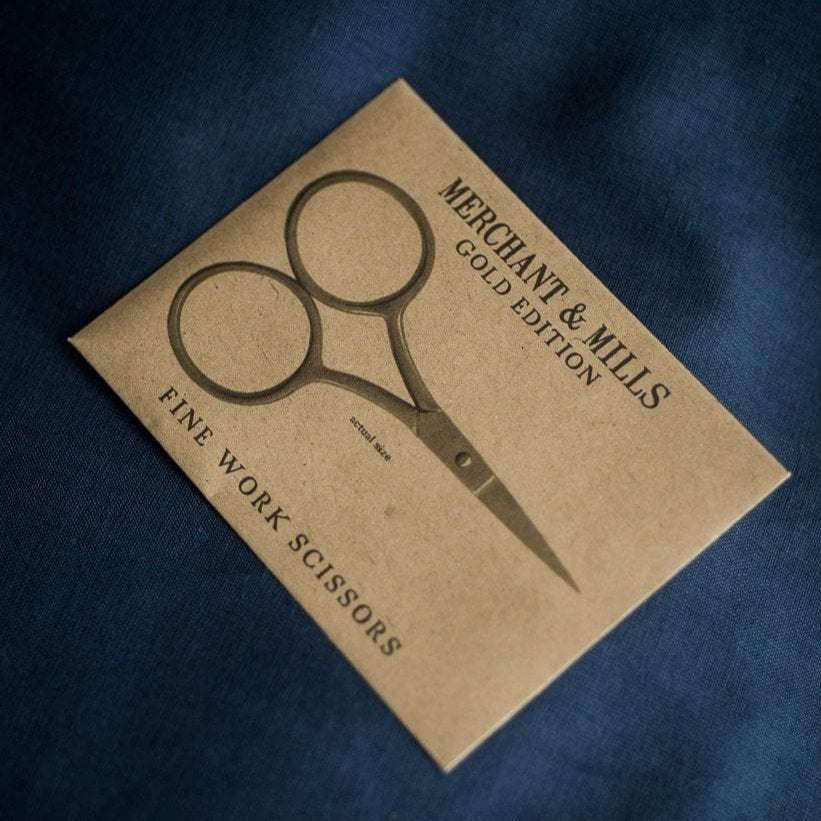 Merchant and Mills: Fine Work Gold Scissors - sewecofabrics
