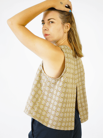Open Smock Top - PDF Sewing Pattern - sewecofabrics