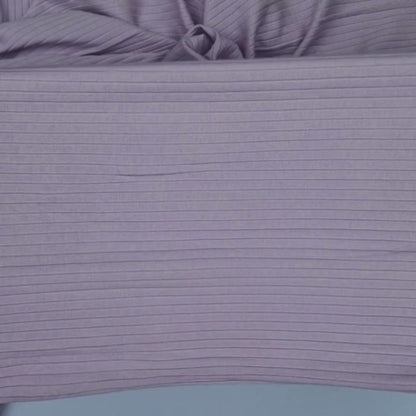 Rib Knit Jersey - Lavender