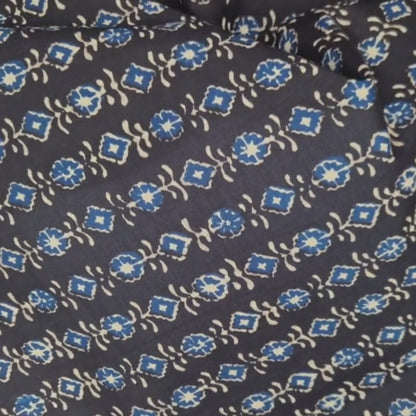 Indigo Abstract - Cotton Fabric