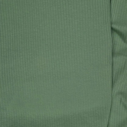 Rib Knit Jersey - Soft Green