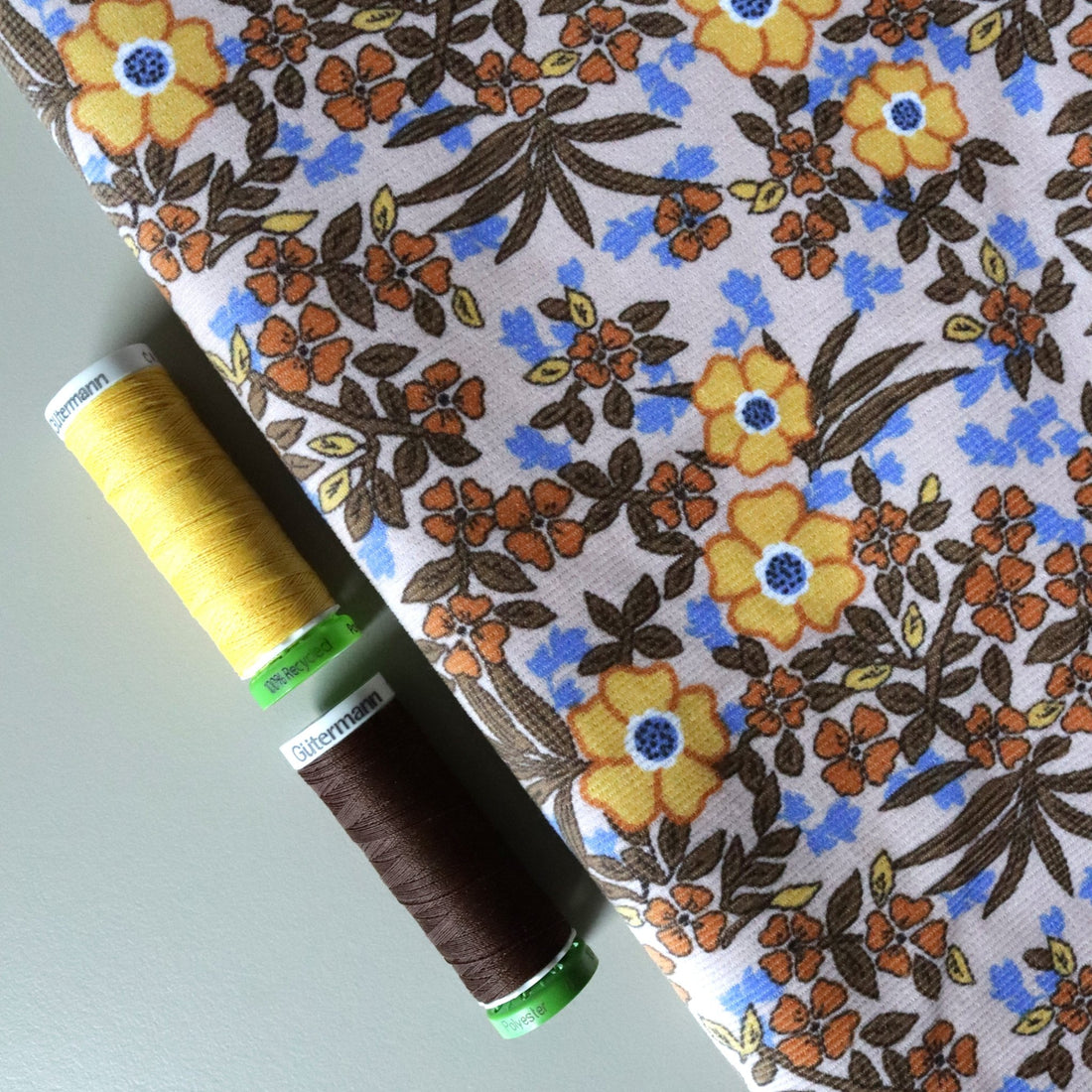 Primula - Baby Needlecord Cotton Fabric - sewecofabrics