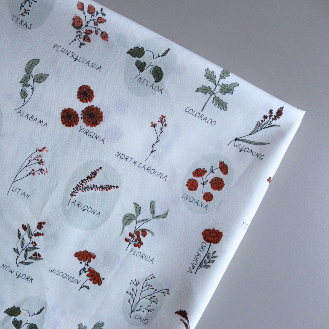 Roadside Wildflowers - Cotton Fabric - sewecofabrics
