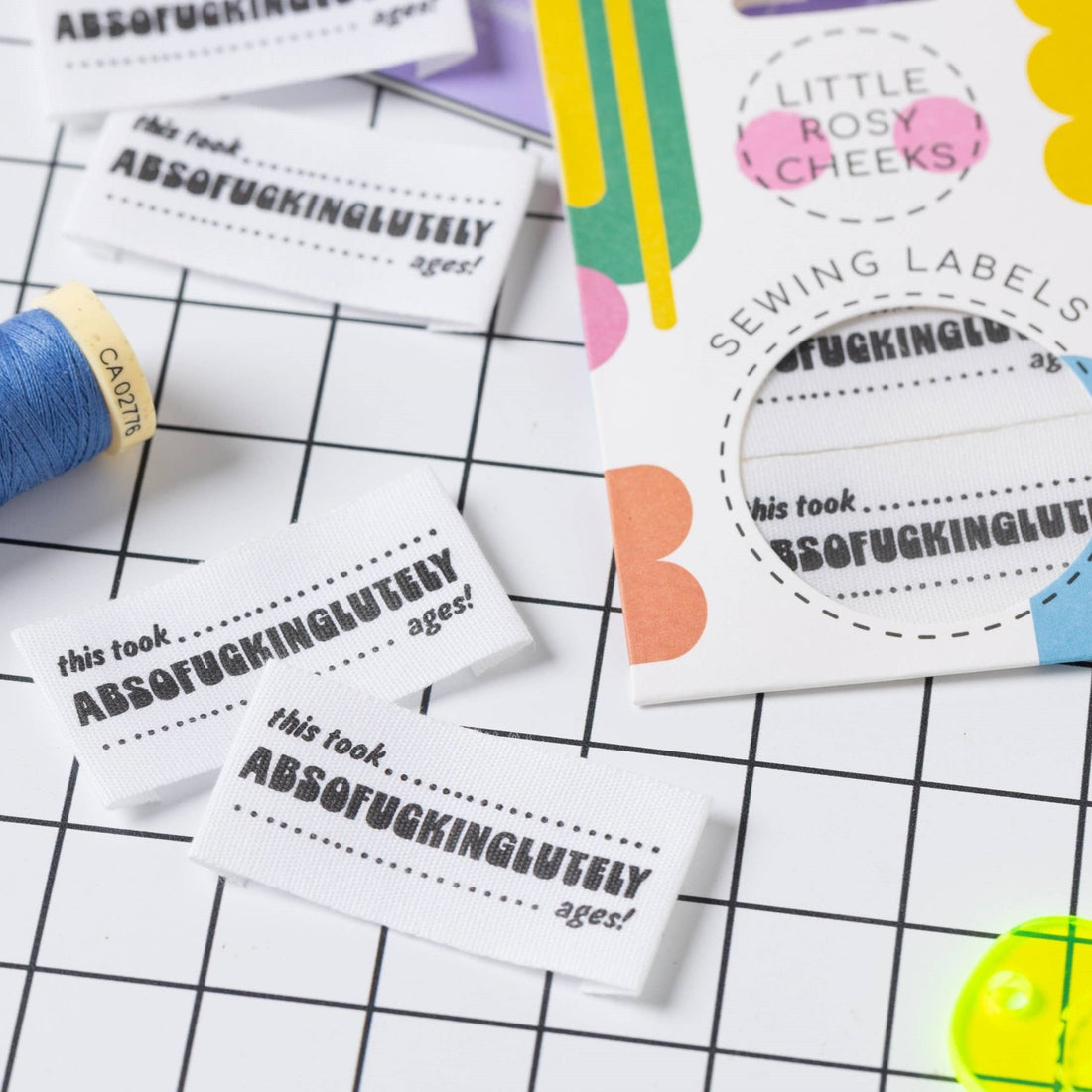 Sew In Labels - Absoufuckinglutely Ages - sewecofabrics