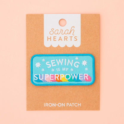 Sewing is my Superpower - Iron - On Patch - sewecofabrics