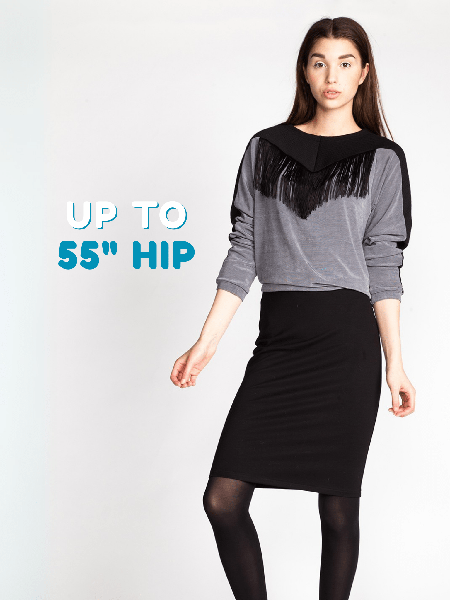 Shadi Pencil Skirt - PDF Sewing Pattern - sewecofabrics