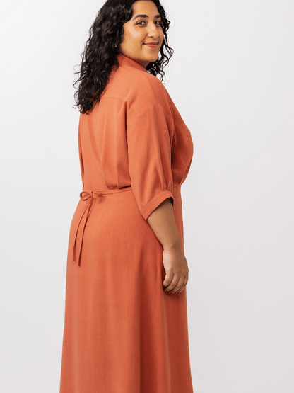 Silmu Shirt and Dress - PDF Sewing Pattern - sewecofabrics