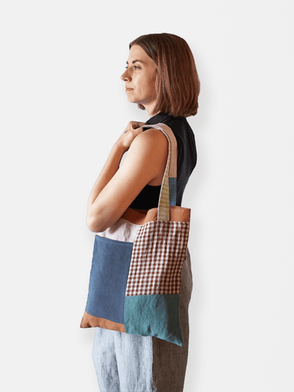 Stash Pocket Tote - PDF Sewing Pattern - sewecofabrics