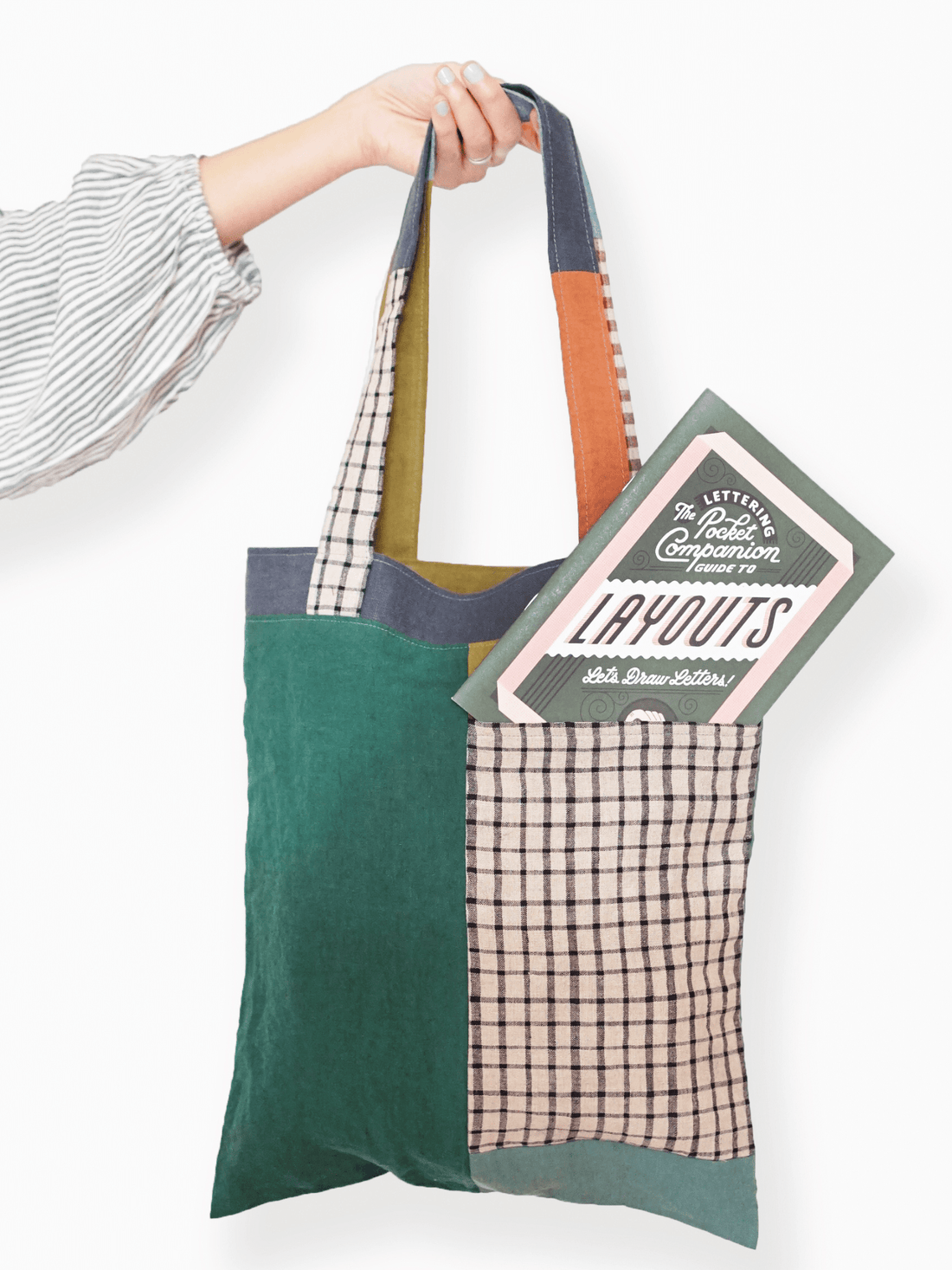 Stash Pocket Tote - PDF Sewing Pattern - sewecofabrics