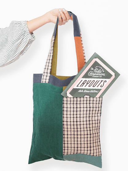 Stash Pocket Tote - PDF Sewing Pattern - sewecofabrics