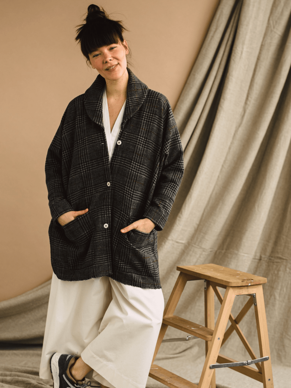 Unisex Coat - Zero Waste - PDF Sewing Pattern - sewecofabrics