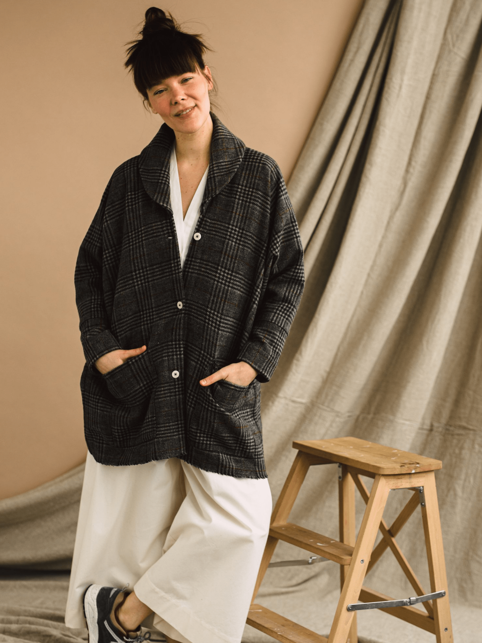 Unisex Coat - Zero Waste - PDF Sewing Pattern - sewecofabrics