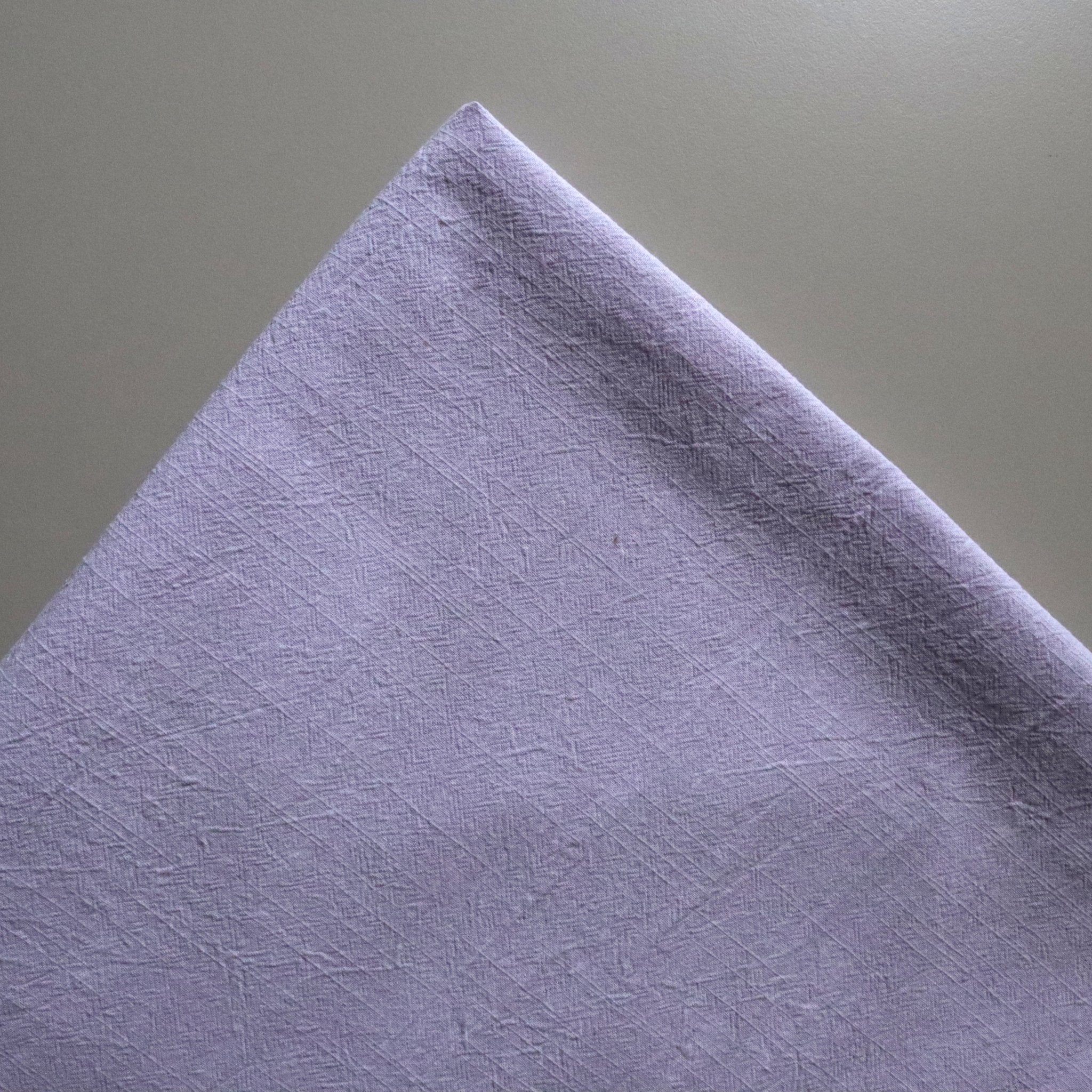 Vintage Nantucket Cotton - Lilac Fabric - sewecofabrics
