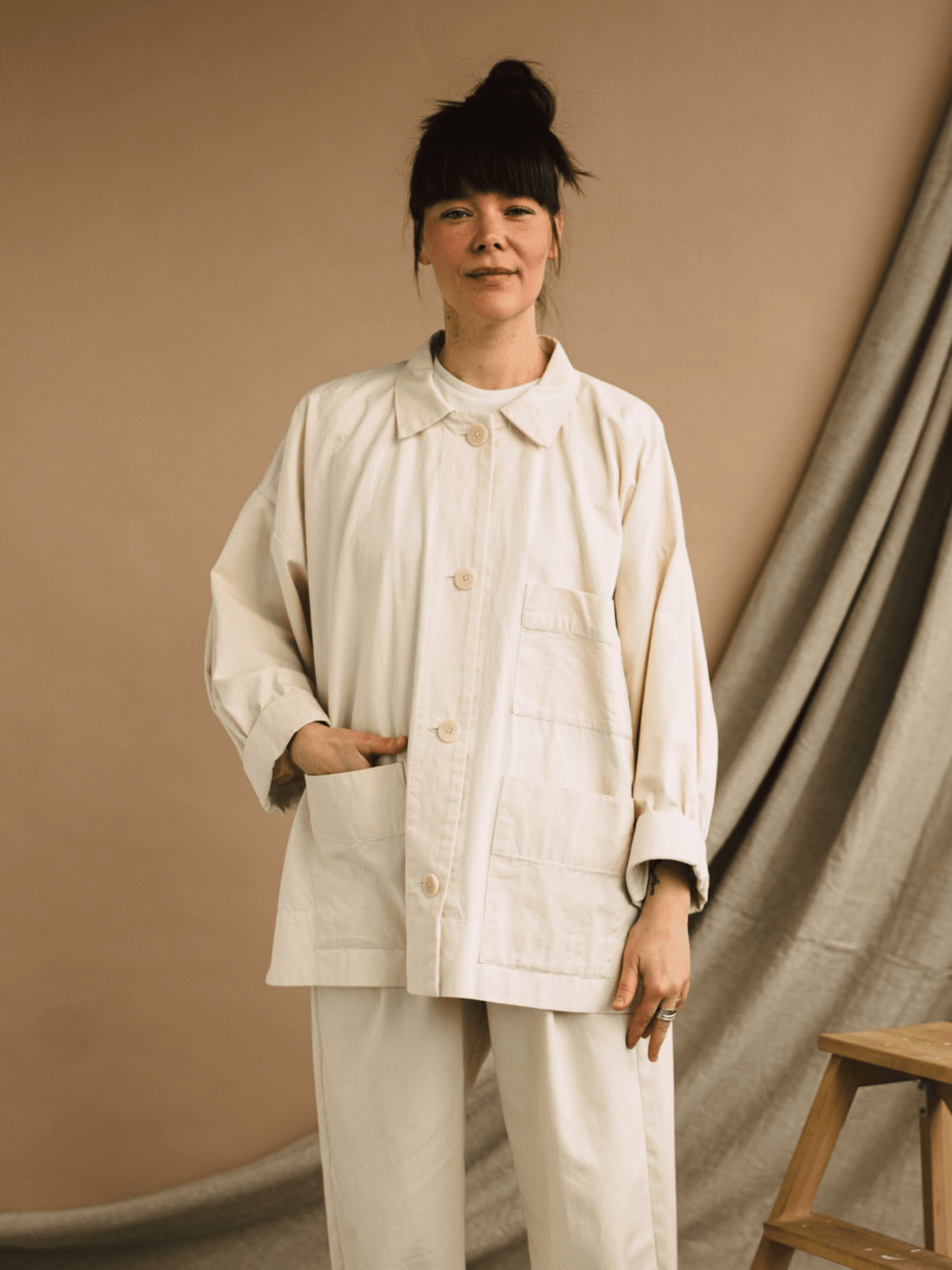 Workwear Jacket - Zero Waste - PDF Sewing Pattern - sewecofabrics