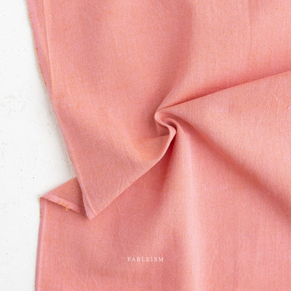 Bubblegum Watercolour Woven Cotton Fabric