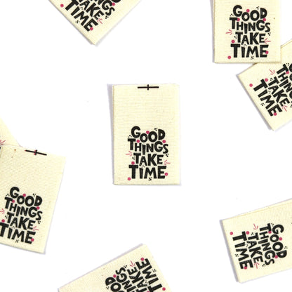 Good Things Take Time Multipack - Sew Anonymous - Sew In Labels