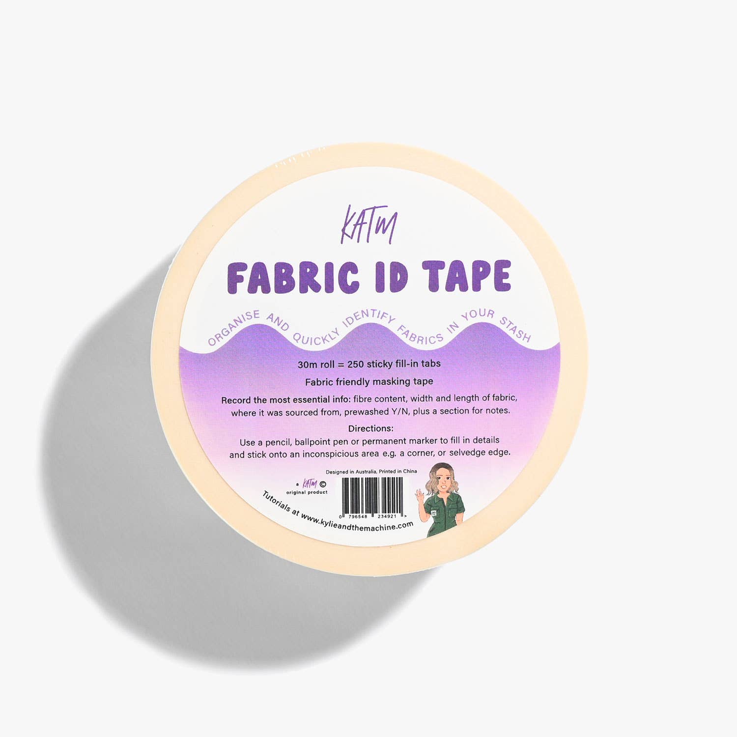 Fabric ID Tape - Kylie and The Machine - sewecofabrics