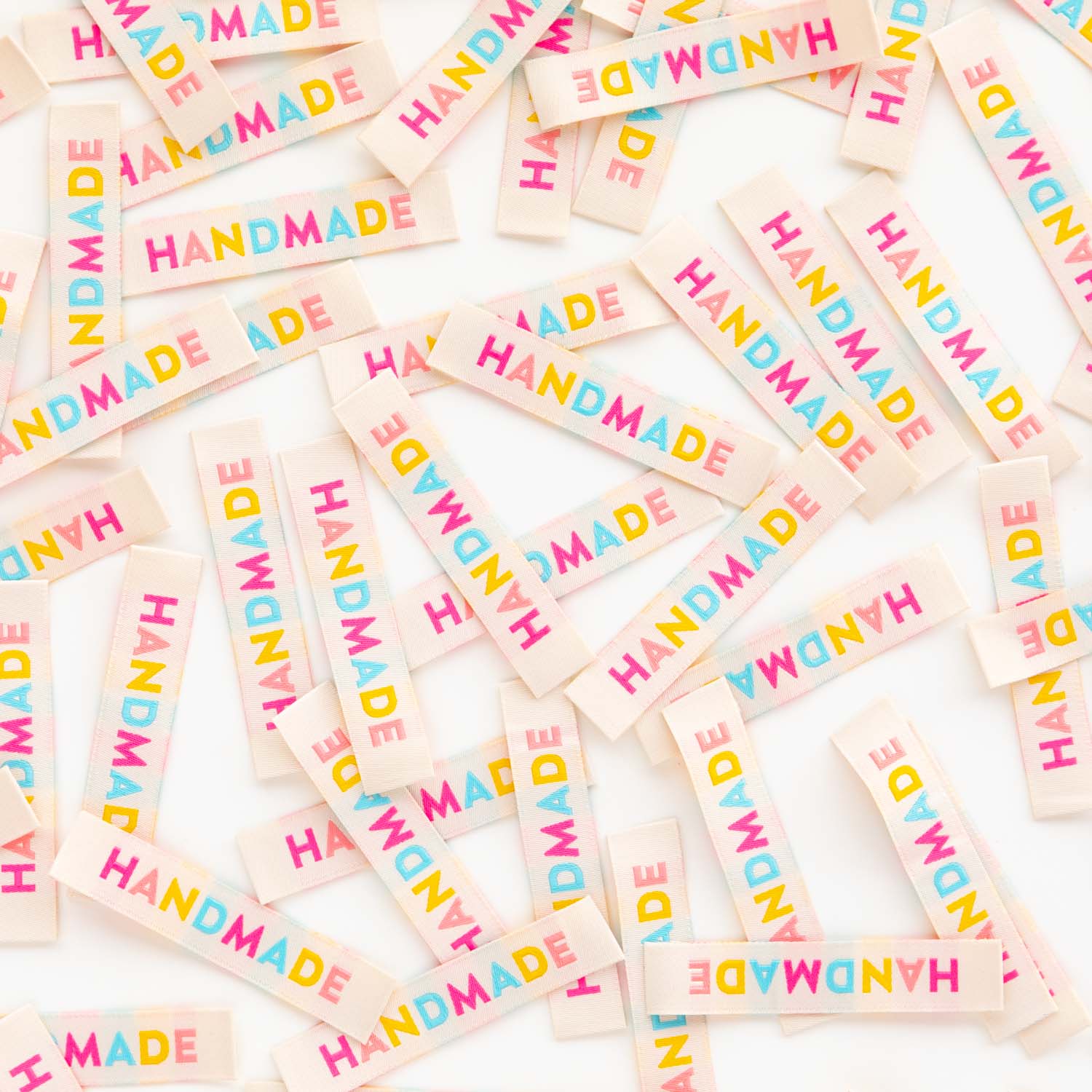&quot;Handmade&quot; - Sarah Hearts - Sewing Labels - sewecofabrics
