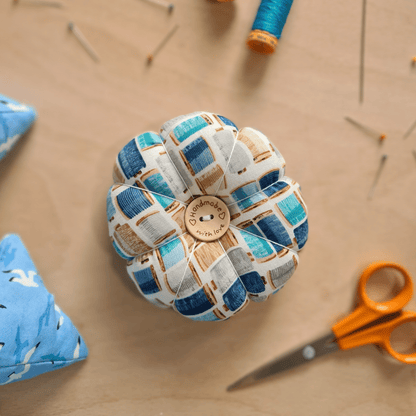 Pin Cushion - Recycled &amp; Handmade - Threads - sewecofabrics