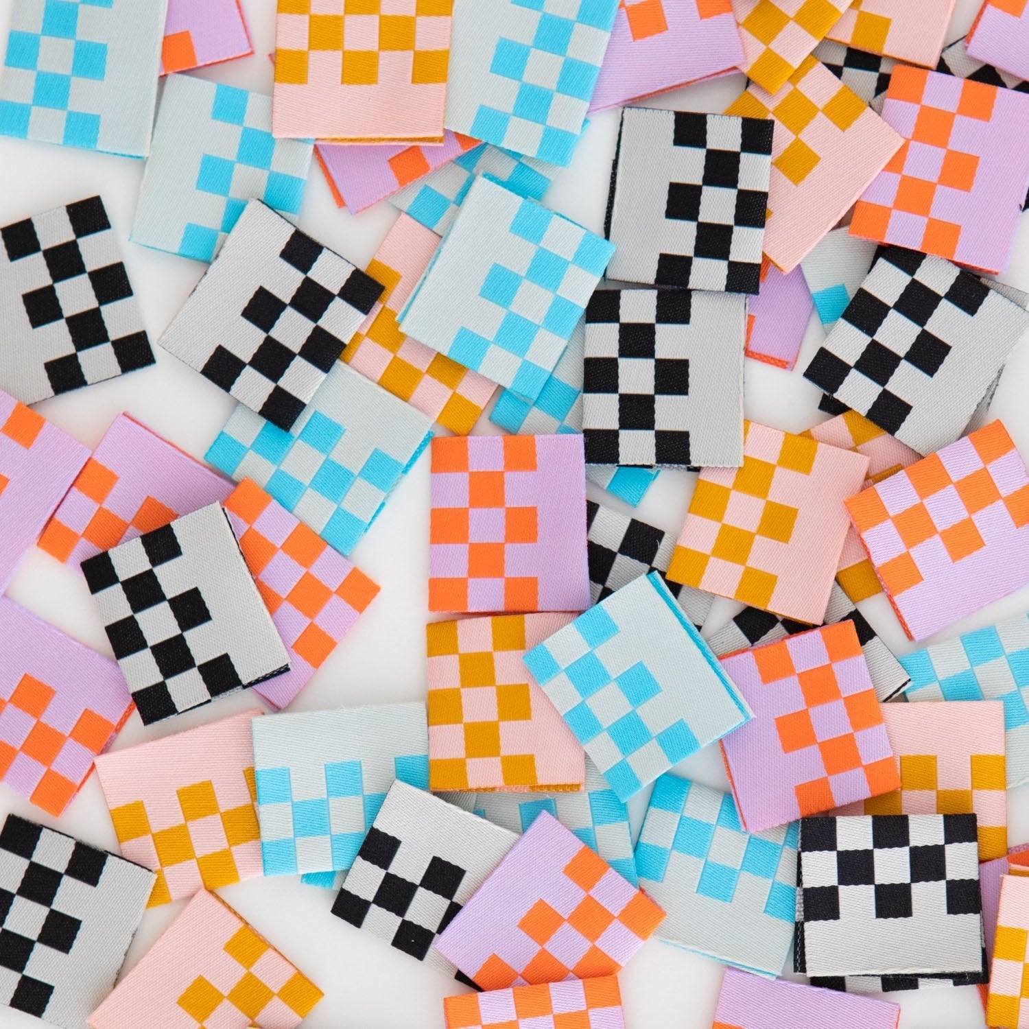 Sew in Labels - Checkerboard - sewecofabrics