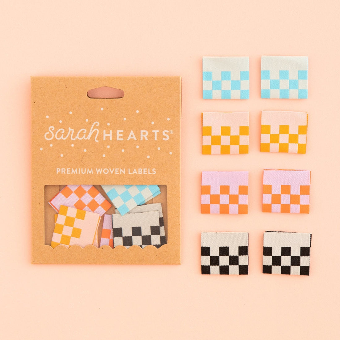 Sew in Labels - Checkerboard - sewecofabrics